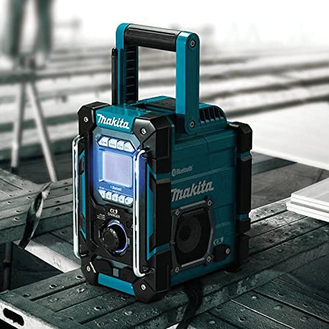Makita XRM10 18V LXT 12V CXT Cordless Corded Job Site Charger Bluetooth Radio
