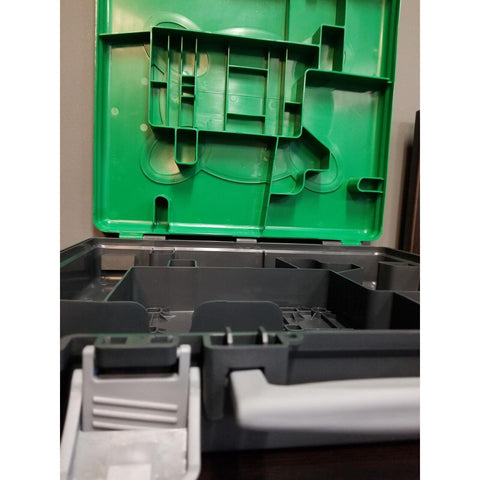 METABO HPT HARD CASE FOR TOOLS, FITS DRILL & IMPACT W/CHAGER 18X16X4" - NEW