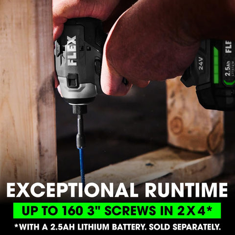 FLEX FX1351-Z 24V Brushless Cordless 1/4-Inch Hex Impact Driver Tool Only