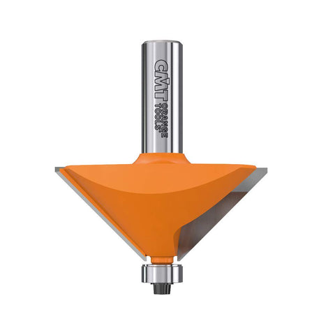CMT 836.950.11 Chamfer Router Bit 1/2" Shank, 2-9/16" Cutting Diameter, 1"...