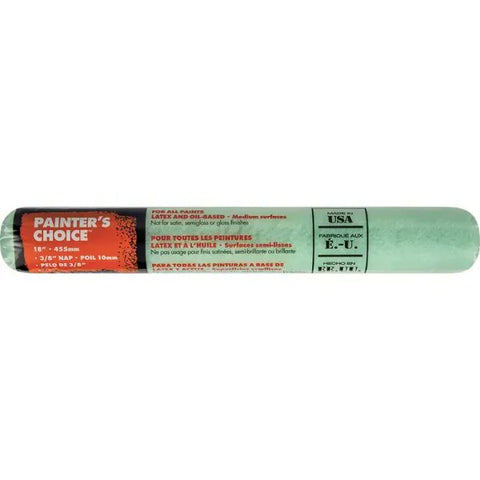 Wooster Brush R275-18 Inch Painter's Choice Roller Cover 3/8 Inch Nap 18 Pack