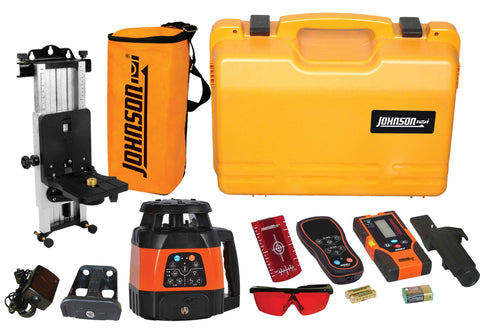 Johnson Level 40-6526 Electronic Self-Leveling Horizontal Vertical Rotary Laser