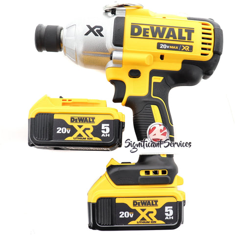 DeWALT DCF898B 20V Brushless 7/16" Chuck High Torque Impact Wrench 5.0 Batteries