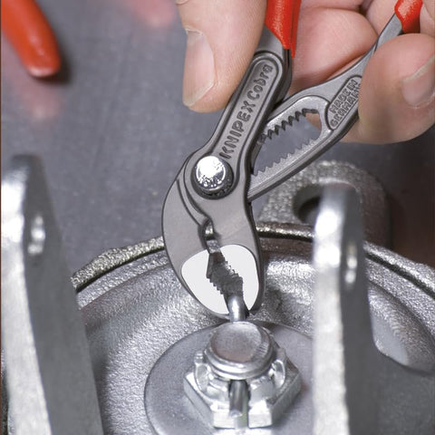 Knipex 87 01 125 Cobra Water Pump Pliers 5" in. Adjustable Non-Slip, Polished