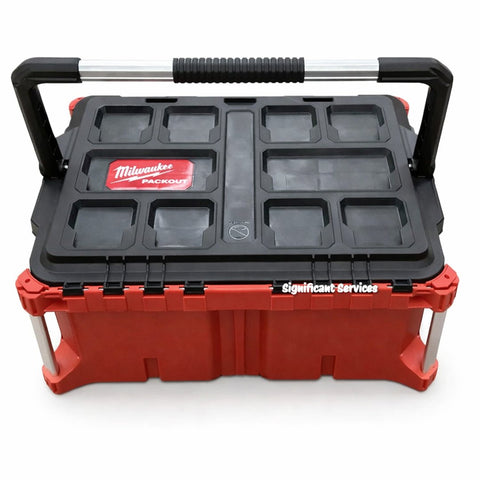 Milwaukee 48-22-8425 PACKOUT 100-Pound Capacity Polymer Packout Large Tool Box