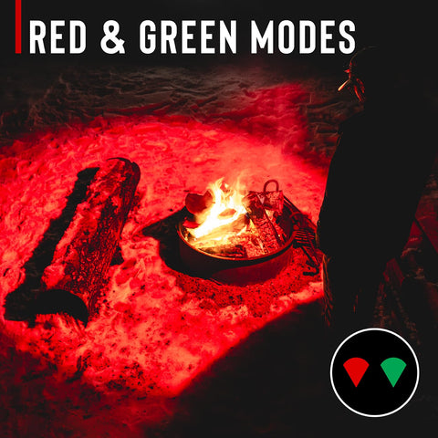 Coast XPH40R LED Headlamp 3000 Lumen Voice Control 7-Mode Focus Red Green Beams