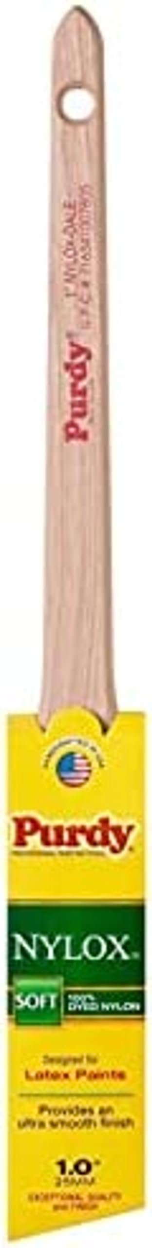 Purdy 144080210 Nylox Series Dale Angular Trim Paint Brush, 1 inch
