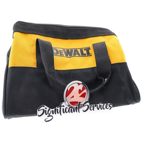 DeWALT Heavy Duty Ballistic Nylon Small Zipper 9" Tool Carry Bag Pouch 2-pack