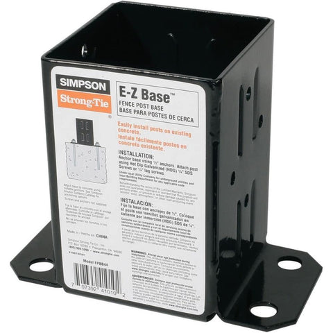 Simpson Strong-Tie FPBB44 - Base Black Post Base for 4x4