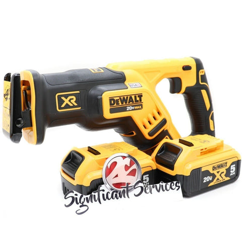 DeWalt DCS367B 20V MAX XR Brushless Compact Reciprocating Saw 5.0 Ah Batteries