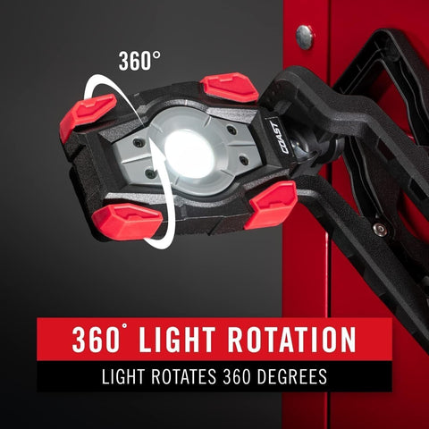 Coast CL20R 1750 Lumen Rechargeable Dual Power Rotating LED Magnetic Clamp...