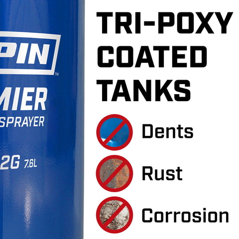 CHAPIN 1180 1-Gallon Tri-Poxy Steel Tank Sprayer for Lawn Home Garden