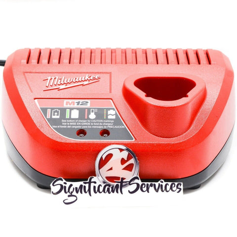 Milwaukee 48-59-1812 12V/18V Battery Charger and (2) 48-11-1820 18V 2.0Ah Batteries Combo Kit