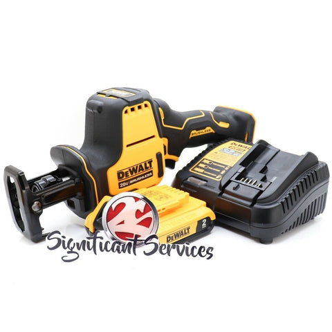 DEWALT DCS369B Cordless Atomic 20V Cordless Reciprocating Saw 2.0 Ah Battery Kit