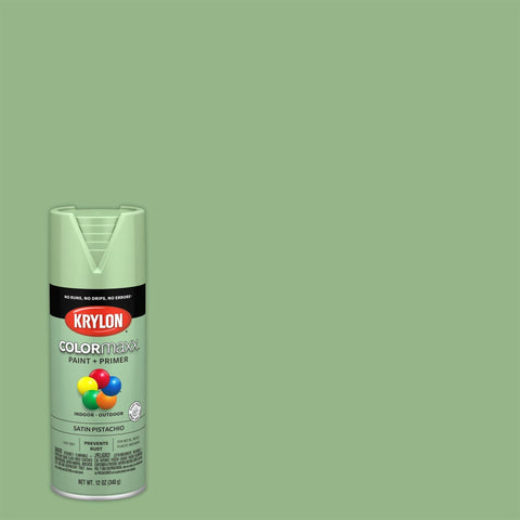 Krylon K05575007 COLORmaxx Spray Paint and Primer for Indoor/Outdoor Use, Satin
