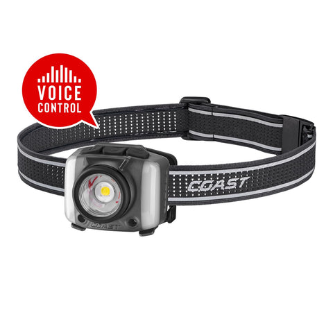 Coast FL97R LED Headlamp 1200 Lumen Pure Beam Spot Flood USB-C Voice Control