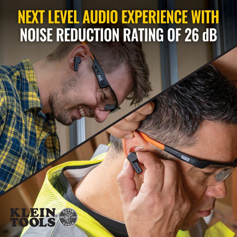 Klein AESEB1S Smart Sense Bluetooth Safety Earbuds 26dB Hearing Protection 30-HR