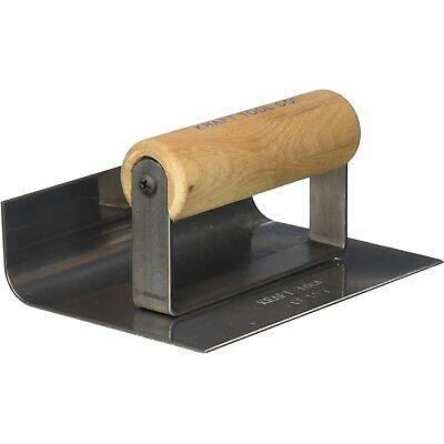 Kraft Tool CF157 1/2-Inch Radius Inside Curb and Sidewalk Tool with Wood...