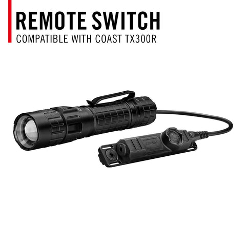 Coast TX300R LED Flashlight 3000 Lumen Rechargeable Long Range POWERiQ Display