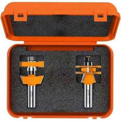 CMT 800.624.11 3-Piece Adjustable shaker Router Bit Set, 1/2-Inch Shank