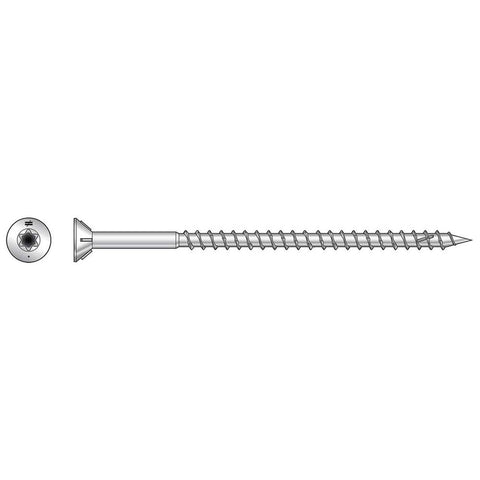 Simpson Strong-Tie S10300WPB Deck-Drive DWP Wood SS Screw #10 x 3 in. T-25, Flat Head, Type 305 (1750-Qty)