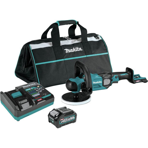 Makita GVP01M1 40V Max XGT Brushless Cordless 7 in Polisher Kit 4.0Ah Battery