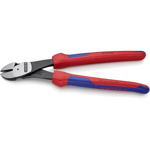 KNIPEX 7422250 High Leverage Diagonal Cutters 250mm Soft Grip Handles