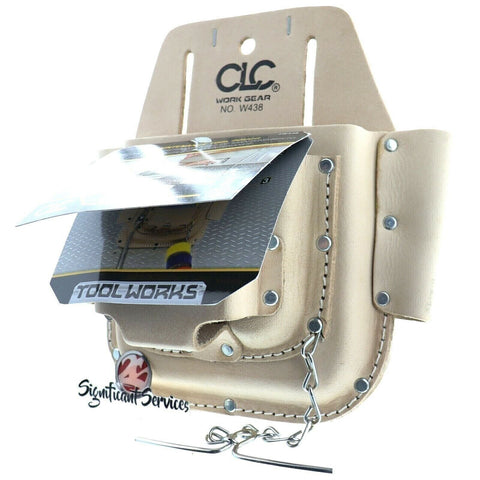 CLC Custom Leathercraft W438 Electrician 6 Pocket Tool Holder Belt Pouch