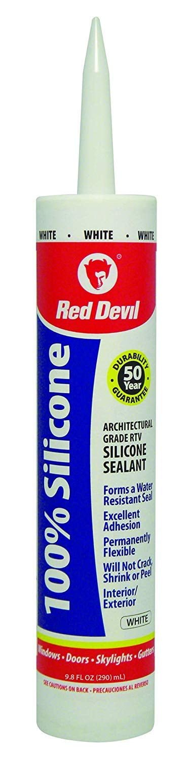 Red Devil 0816 100% Silicone Sealant Architectural Grade Architectural Grade ...