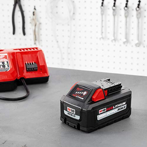 Milwaukee 48-11-1865 M18 18V REDLITHIUM HIGH OUTPUT XC 6.0Ah Li-Ion Battery Pack