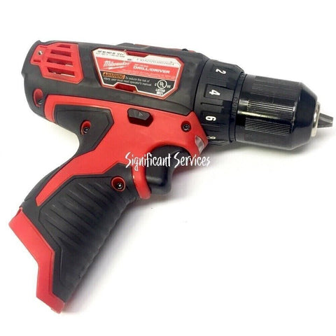 NEW MILWAUKEE 2407-20 M12 12V 12 Volt LED Cordless Lithium-Ion 3/8" Drill Driver