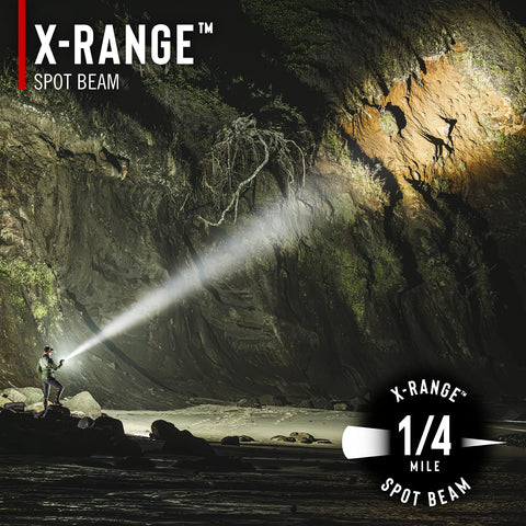 Coast LS20R 2500 Lumen IP67 Waterproof Floating 1/4 Mile Beam Runtime Spot Flood