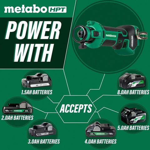 Metabo HPT M18DYAQ4M 18V MultiVolt Cordless Drywall Cut-Out Tool