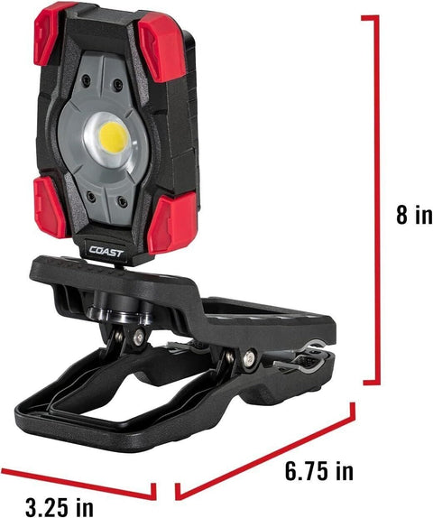 Coast CL20R 1750 Lumen Rechargeable Dual Power Rotating LED Magnetic Clamp...