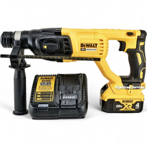 DeWALT DCH133B 20V MAX 4.0 AH XR Brushless 1" D-Handle Rotary Hammer Drill Kit