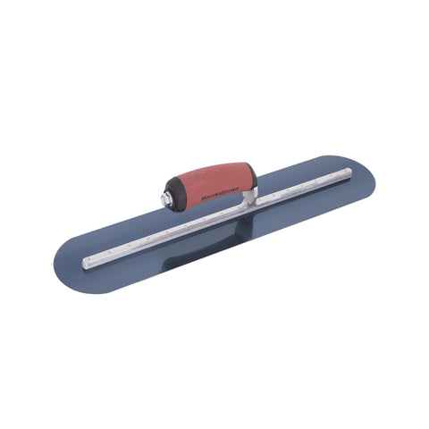 Marshalltown MXS25BRD Fully Rounded Finishing Trowel 20 x 5 in Blue Steel Concrete Tool