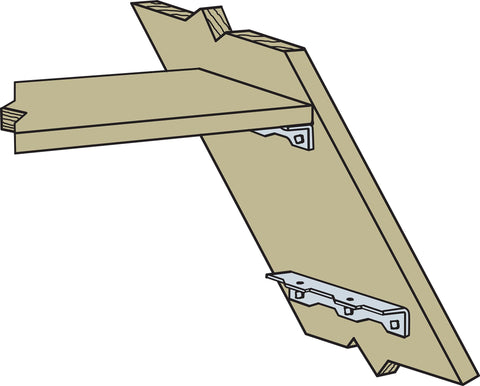 Simpson Strong-Tie TA9Z-R Staircase Angle Tread Angle 1/4" X 1-1/2" 12 Ga Zmax