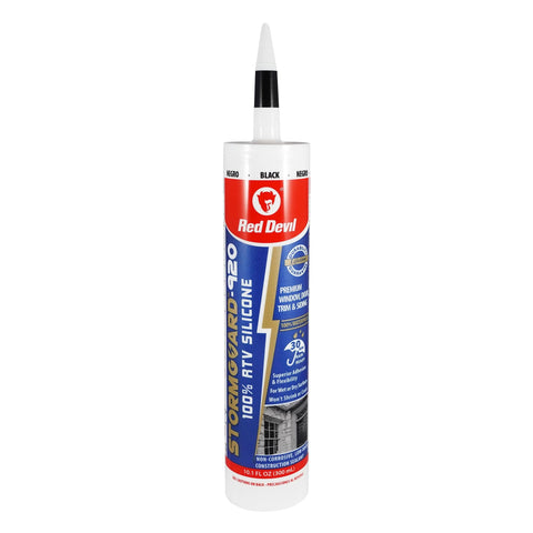 Red Devil 078060 StormGuard 920 100% RTV Silicone Window Door Sealant Water-R...