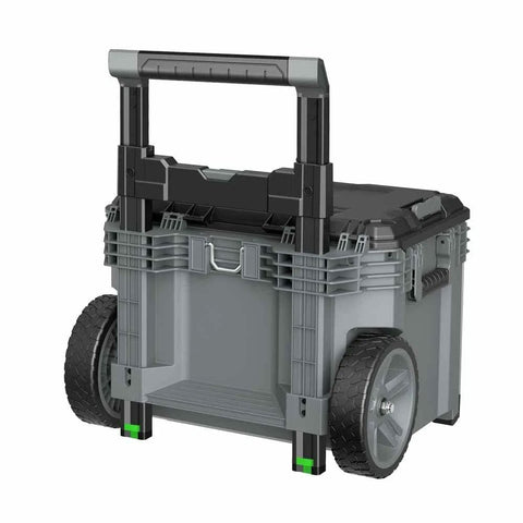 Flex FS1101 Stack Pack Rolling Tool Box with Telescoping Handle