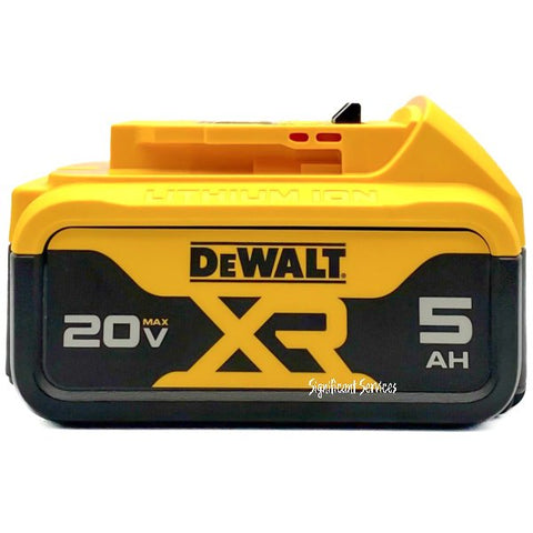 (2) NEW Genuine DeWALT DCB205 20V 20 Volt MAX XR 5.0Ah Li-Ion Battery Packs