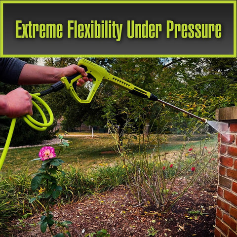 Flexzilla HFZPW426100Q-E 4200 PSI, 100' Pressure Washer Hose, 3/8 in. x 100...