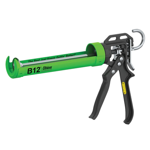 Albion Engineering B12 B-Line Manual Cartridge Caulking Gun 1/10 Gallon 10oz