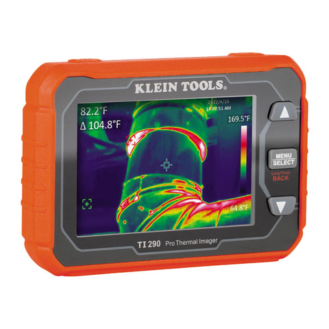 Klein Tools TI290 Rechargeable PRO Thermal Imaging Camera, Over 76,800 Pixels, Wi-Fi Data Transfer, 3 Palettes