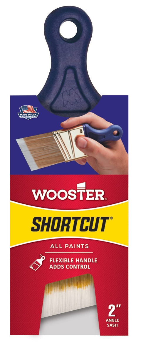 Wooster Brush Q3211-2 Shortcut Angle Sash Paintbrush 2-Inch White