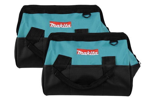 Makita Contractor Tool Bag 14"x11"x9" with Strap Heavy Duty Storage Case 2 Pack