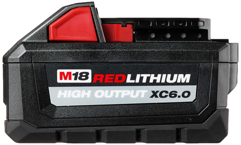 Milwaukee 48-11-1865 M18 18V REDLITHIUM HIGH OUTPUT XC 6.0Ah Li-Ion Battery Pack