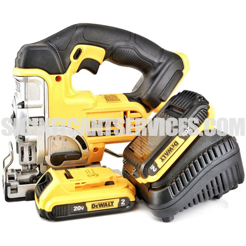 DeWALT DCS331B 20V MAX Li-Ion Cordless (2) 2.0 Ah Battery Jig Saw Kit