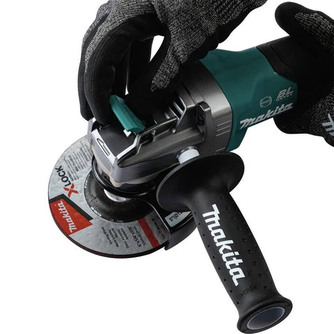 Makita GAG13Z 40V MAX XGT Brushless Lithium-Ion 5 in. Cordless X-LOCK Paddle Switch Angle Grinder (Tool Only)