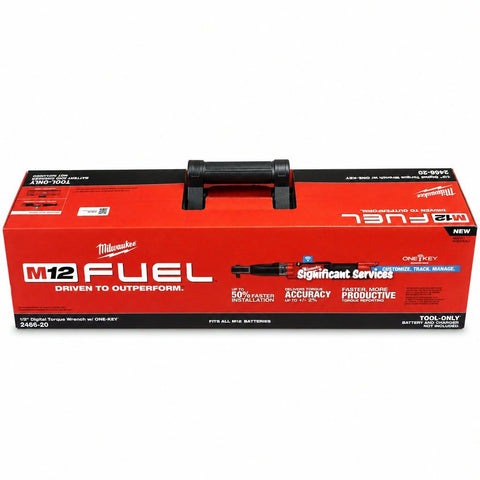 Milwaukee 2466-20 M12 FUEL 12V 1/2" Cordless Digital Torque Wrench with ONE-KEY