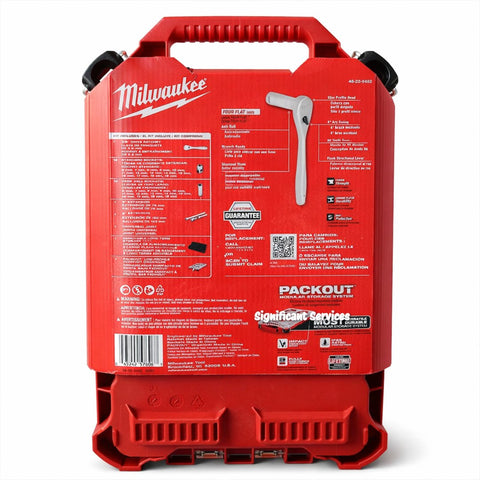 Milwaukee 48-22-9482 32-Piece Metric 3/8 in. Mechanics Ratchet and Socket Set with PACKOUT Case